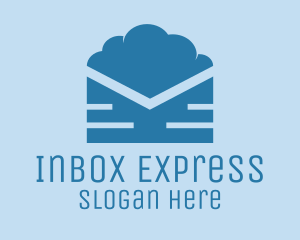 Email - Blue Cloud Mail logo design