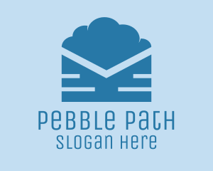 Blue Cloud Mail logo design