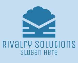 Blue Cloud Mail logo design