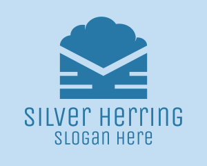 Blue Cloud Mail logo design