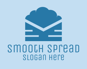 Blue Cloud Mail logo design