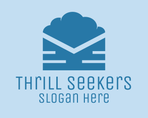 Blue Cloud Mail logo design