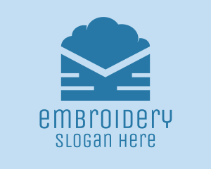 Blue Cloud Mail logo design