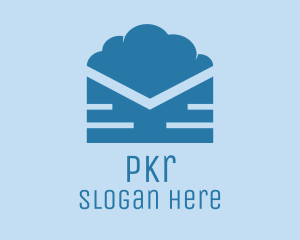 Blue Cloud Mail logo design