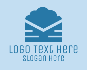 Email - Blue Cloud Mail logo design
