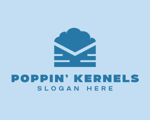 Blue Cloud Mail logo design