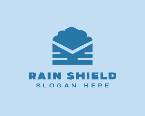 Blue Cloud Mail logo design