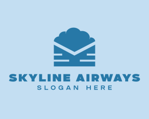 Blue Cloud Mail logo design