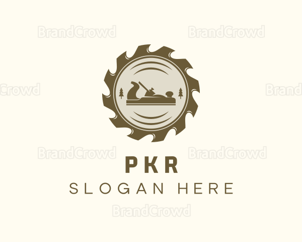 Wood Saw Planer Logo