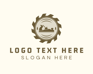 Log - Wood Saw Planer logo design