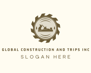 Wood Saw Planer Logo