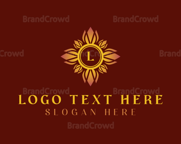Gradient Floral Luxury Logo