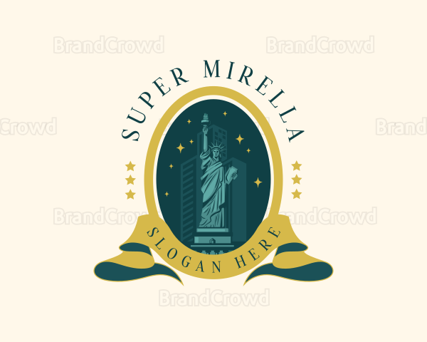 American Landmark Statue Logo