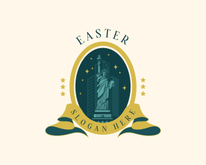 American Landmark Statue Logo