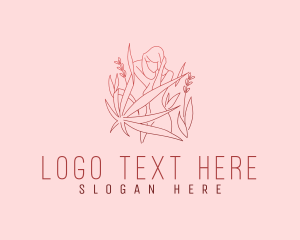 Body - Red Sexy Woman Beauty logo design