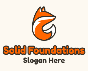 Fox - Wildlife Fox Tail logo design