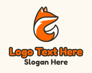 Stroke - Wildlife Fox Tail logo design