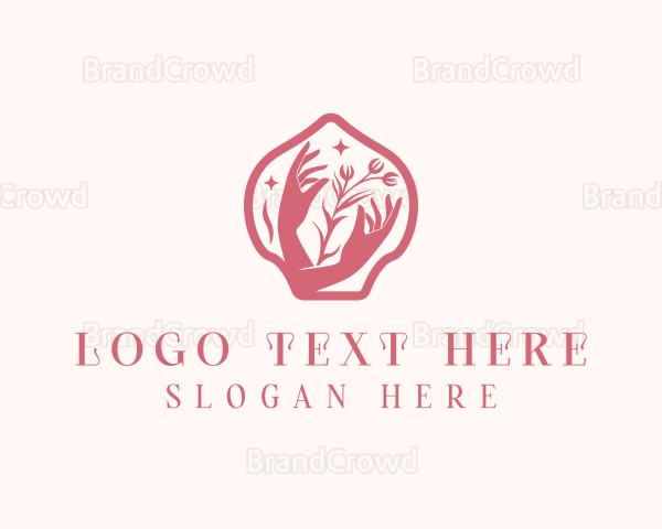 Wellness Floral Spa Logo