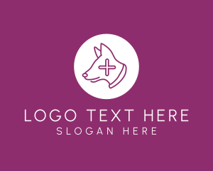 Dog Shelter - Animal Hospital Circle logo design