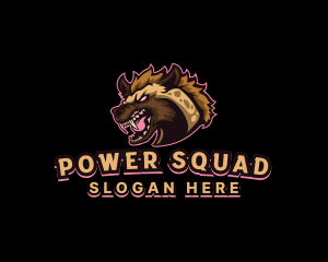 Squad - Wild Hyena Gaming logo design