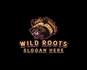 Feral - Wild Hyena Gaming logo design