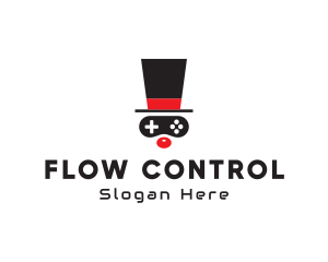 Game Clown Controller logo design