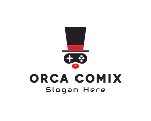 Joke - Game Clown Controller logo design