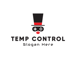 Game Clown Controller logo design