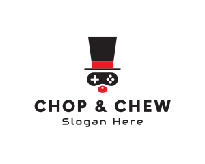 Hat - Game Clown Controller logo design