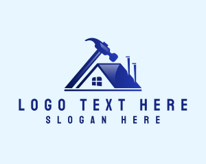 Nail - Hammer Home Builder logo design