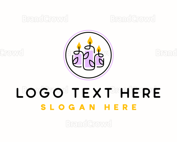 Organic Candle Light Logo