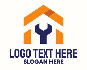 Toolbox - Wrench House Carpenter logo design