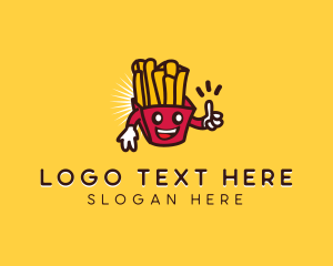 Snack - Happy Chip Fries logo design