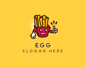 Food Stand - Happy Chip Fries logo design
