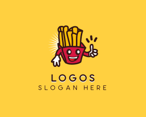 Eatery - Happy Chip Fries logo design