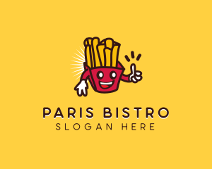 Happy Chip Fries logo design