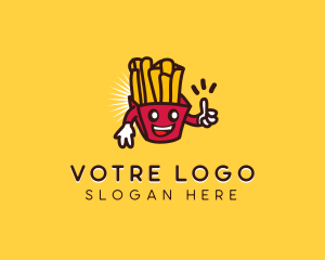 Eatery - Happy Chip Fries logo design