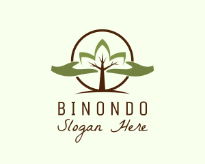 Farmer - Nature Tree Planting logo design