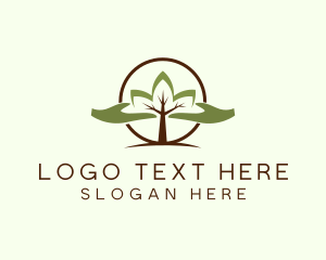 Botanical - Nature Tree Planting logo design