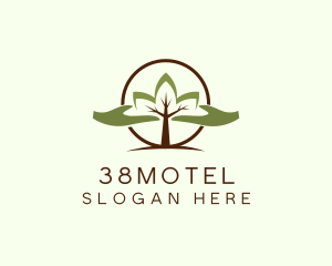 Nature Tree Planting  logo design