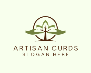 Nature Tree Planting  logo design