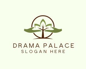 Nature Tree Planting  logo design