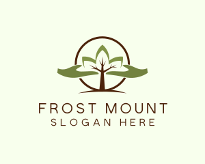 Nature Tree Planting  logo design