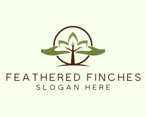 Nature Tree Planting  logo design