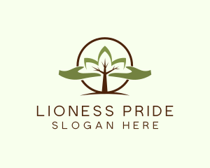 Nature Tree Planting  logo design