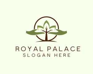 Nature Tree Planting  logo design