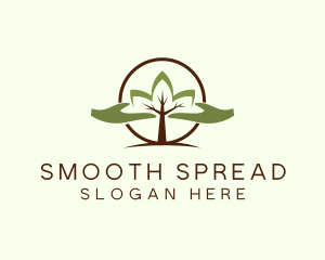 Nature Tree Planting  logo design