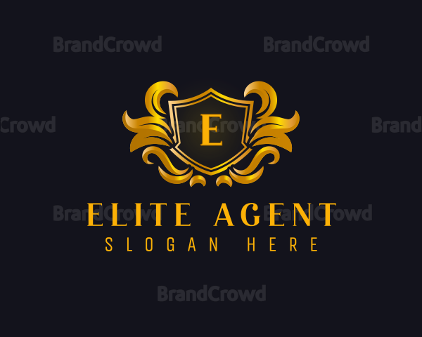 Elegant Crest Insignia Logo