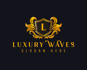  Elegant Crest Insignia logo design