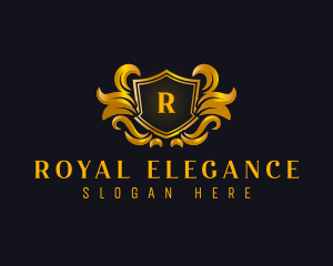  Elegant Crest Insignia logo design